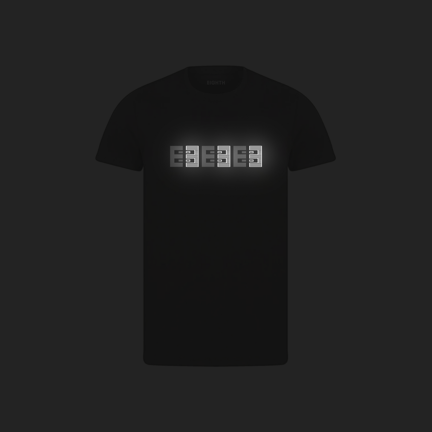 ICONIC REFLECT TEE BLACK (UNISEX)