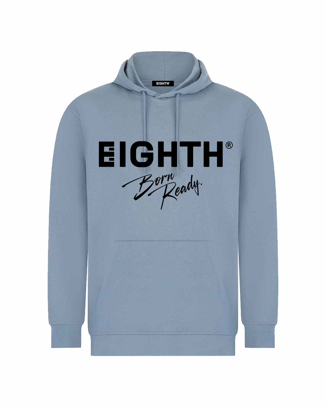BORN READY HOODIE BLUE (UNISEX)