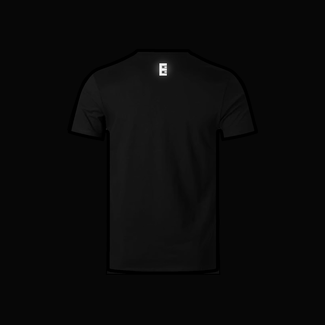 ICONIC REFLECT TEE BLACK (UNISEX)