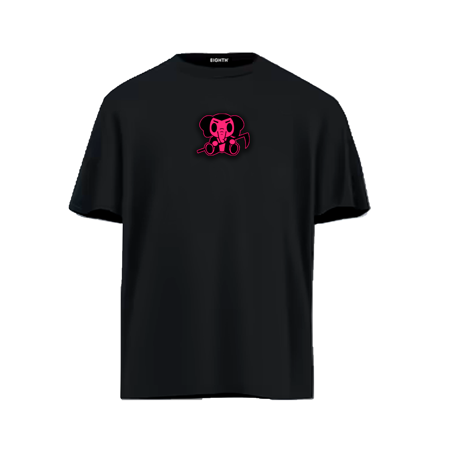 HALLOWEEN TEE BLACK & PINK (UNISEX)