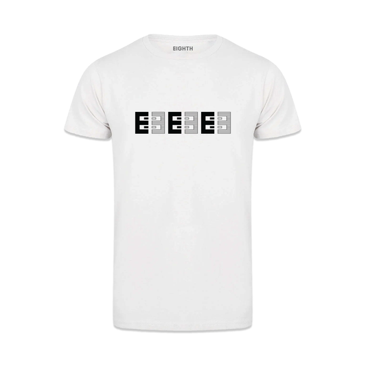 ICONIC REFLECT TEE WHITE (UNISEX)