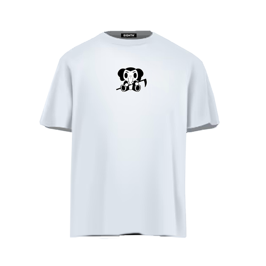 HALLOWEEN TEE WHITE & BLACK (UNISEX)